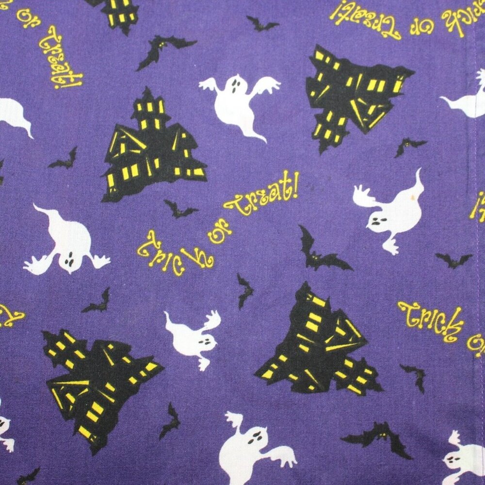 Handmade Halloween Vest Ghosts Candy Corn Pumpkins Reversible Teacher School - Picture 10 of 11